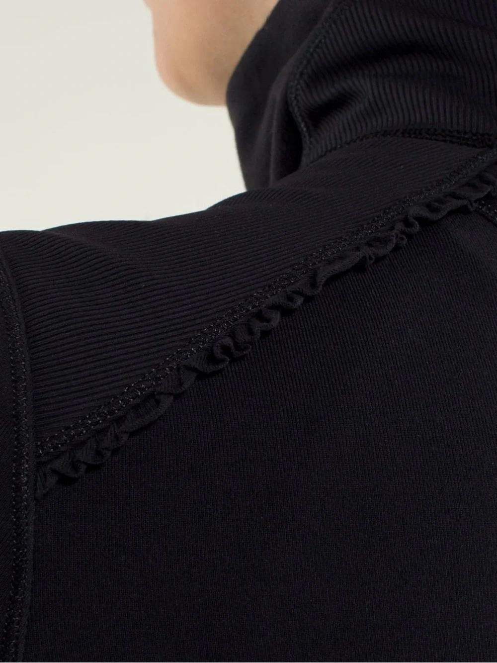 Lululemon Star Runner Long-Sleeve Black Half-Zip Athletic Top